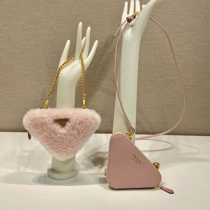 Pra*a triangle pouch